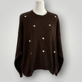 Strickpullover mit Herzchen