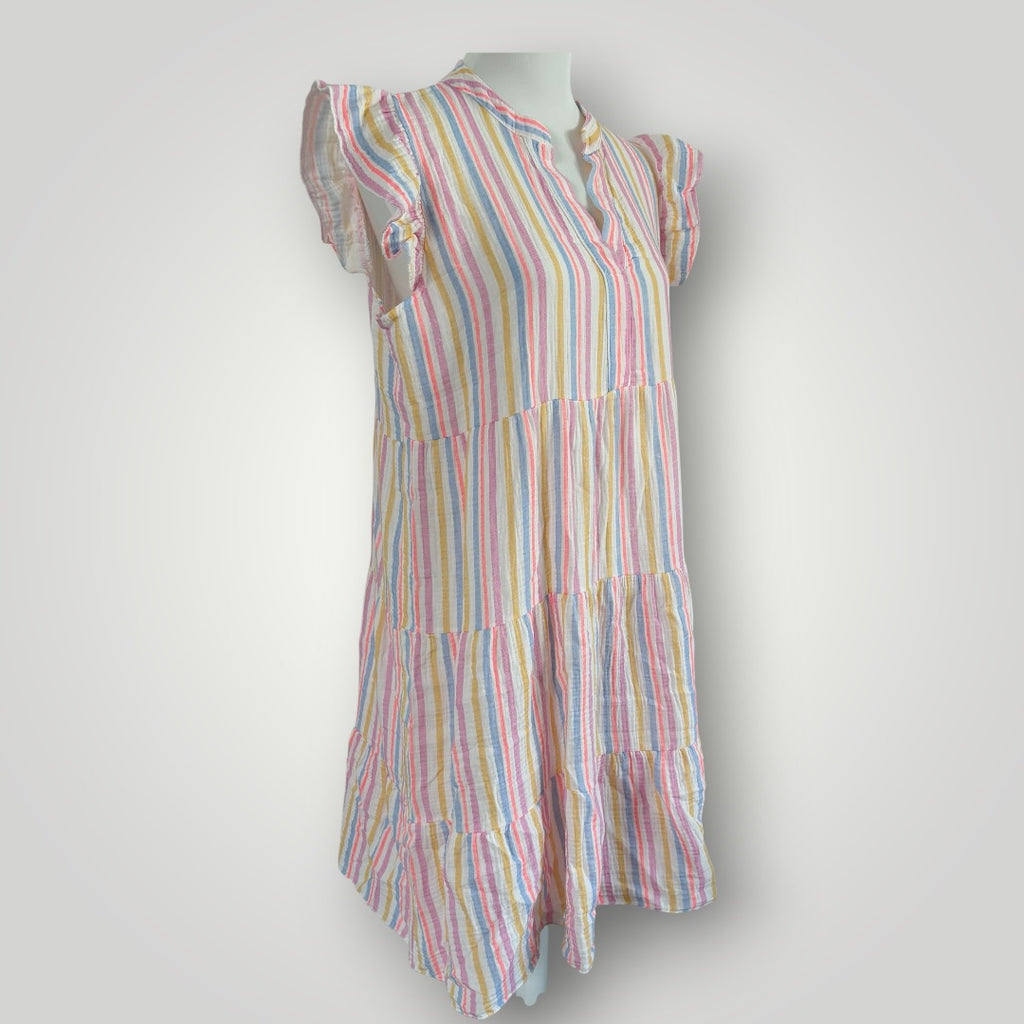 Musselin Kleid Kurz