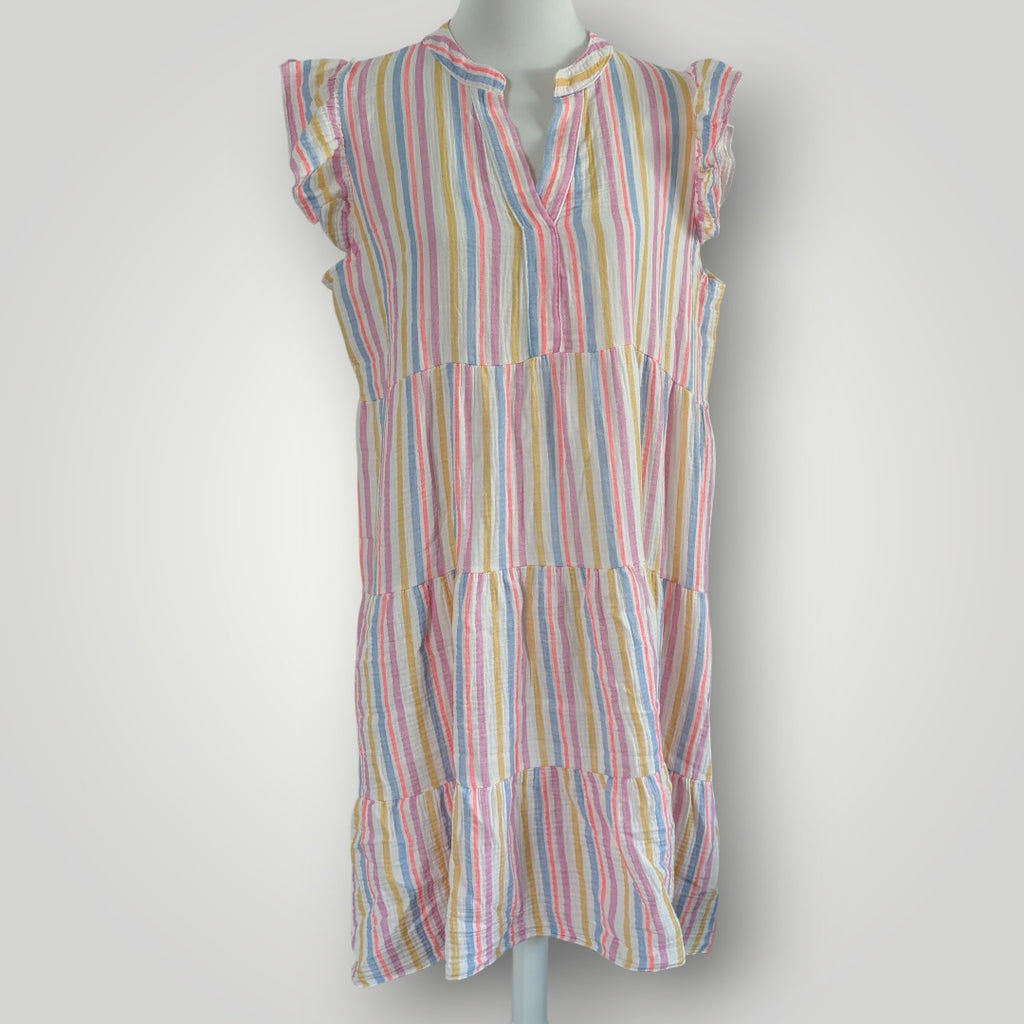 Musselin Kleid Kurz