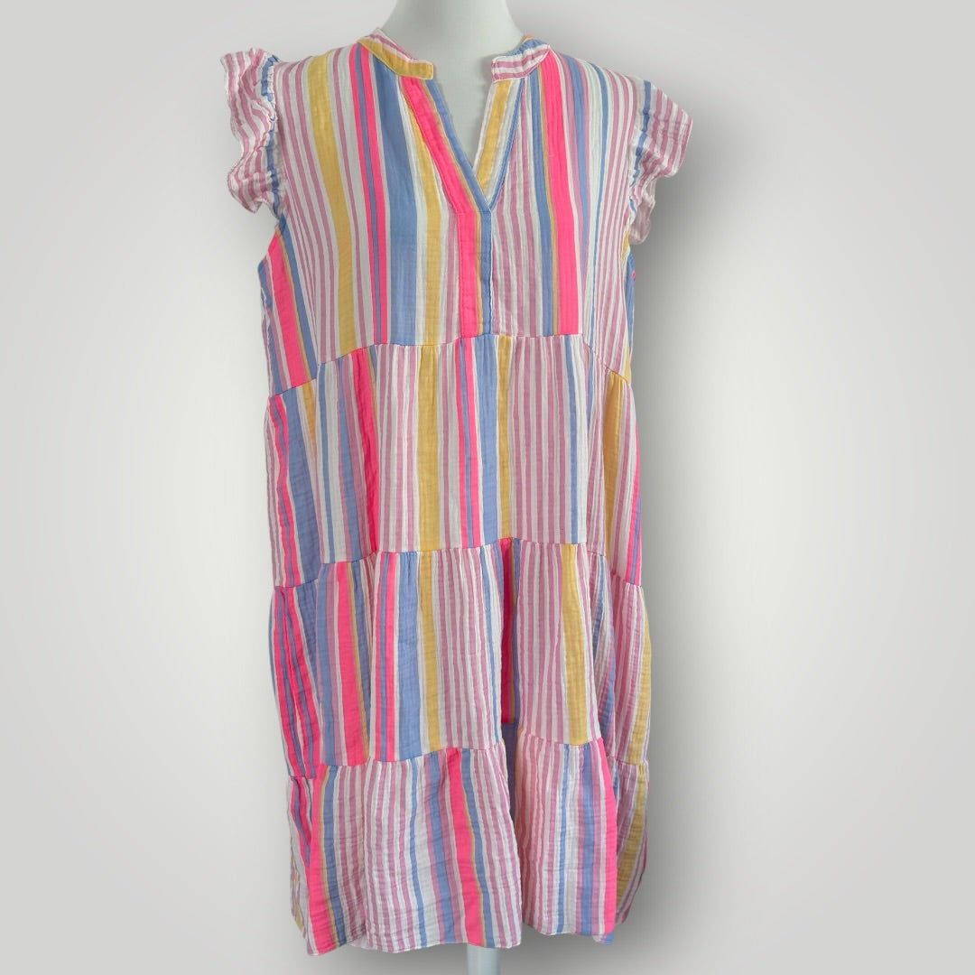 Musselin Kleid Kurz