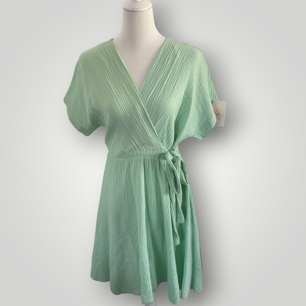 Musselin Kleid Kurz