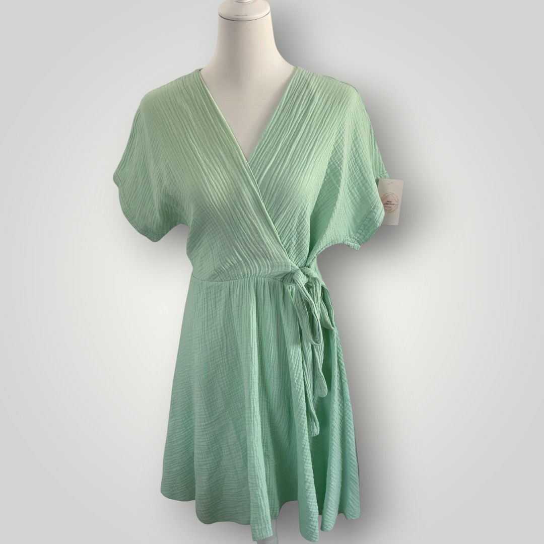 Musselin Kleid Kurz