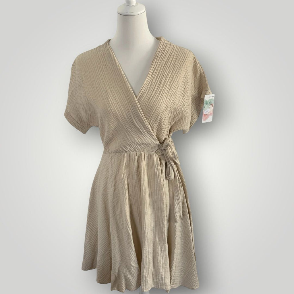 Musselin Kleid Kurz