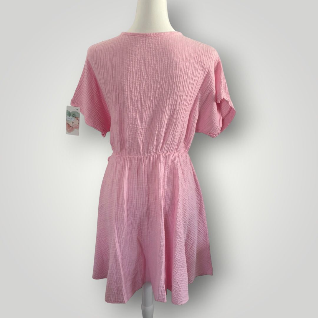 Musselin Kleid Kurz