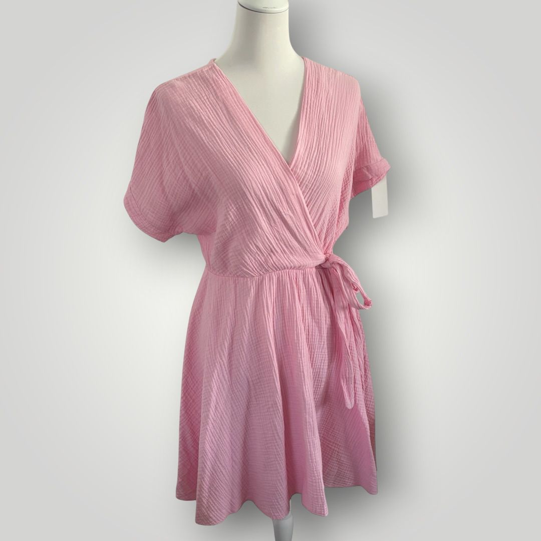 Musselin Kleid Kurz