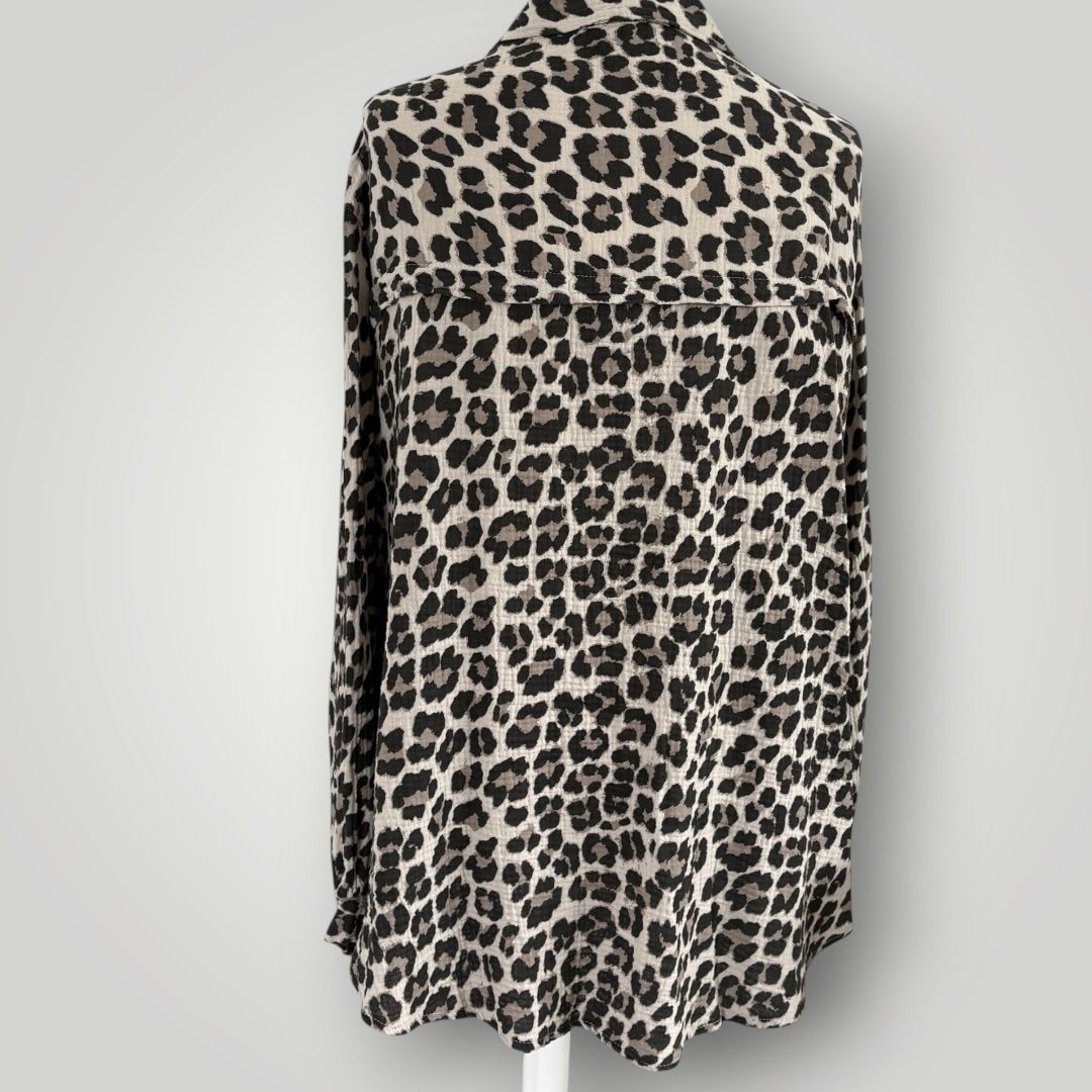 Leo Musselin Bluse groß