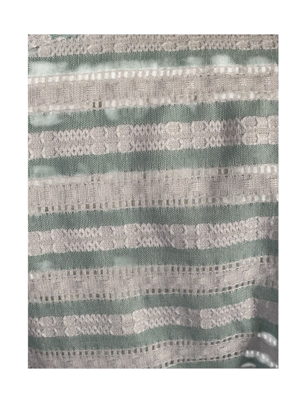 Gestreifte Bluse mit Spitze