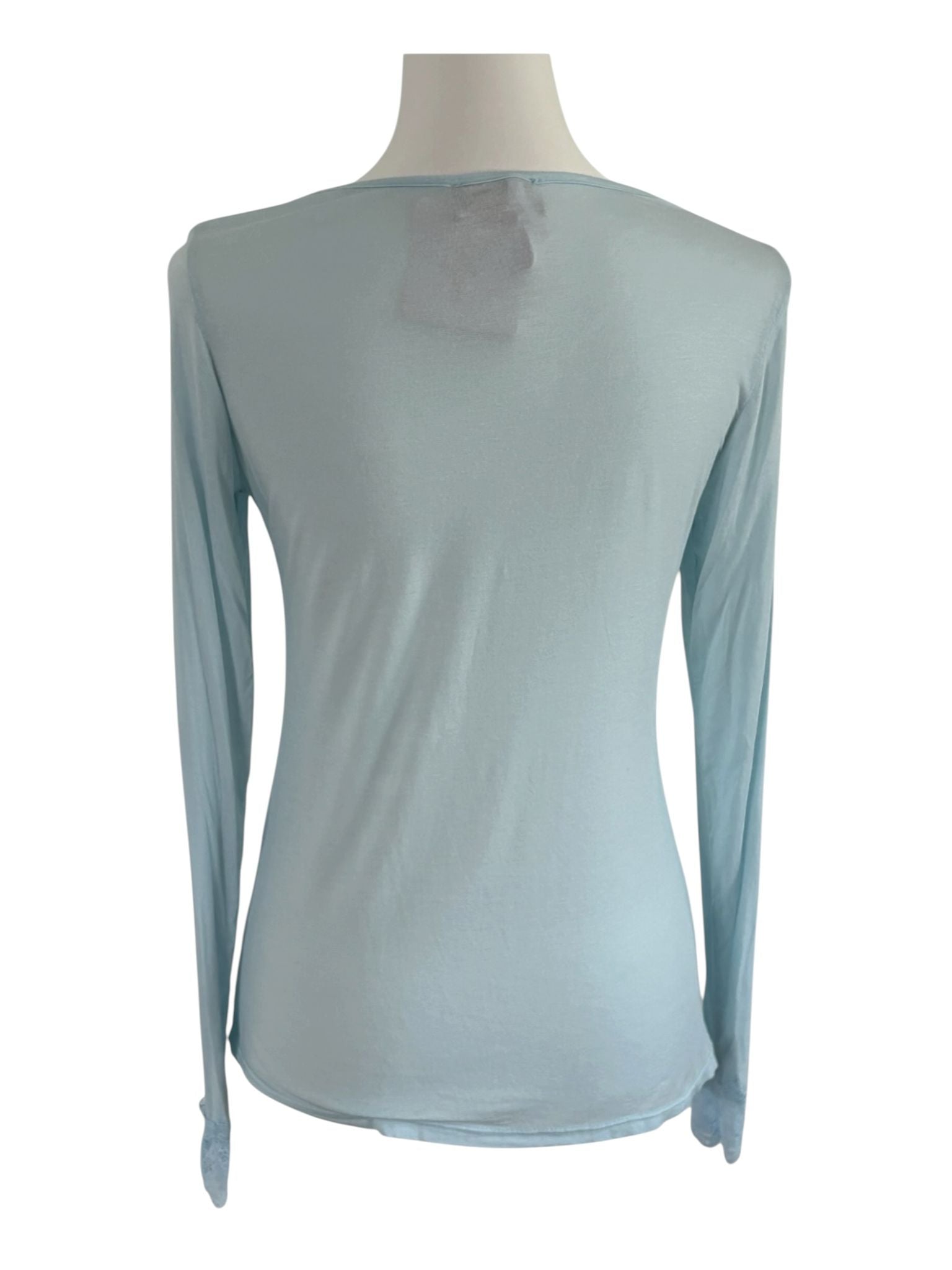 Langarm Shirt mit Spitze
